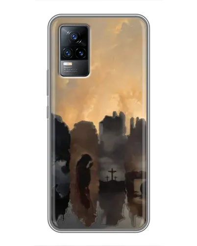 Чехол для Vivo V21 с картинкой «Дорога к вере»