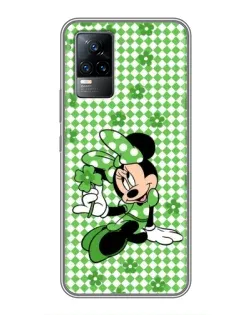 Чехол для Vivo V21 с картинкой «Mickey в клетку»