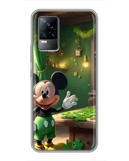 Чохол для Vivo V21 з картинкою «Міккі в майстерні»
