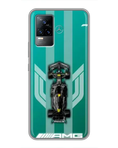 Чехол для Vivo V21 с картинкой «Mercedes AMG Petronas»