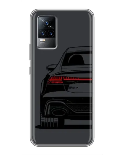 Чехол для Vivo V21 с картинкой «Задняя часть Audi — арт»