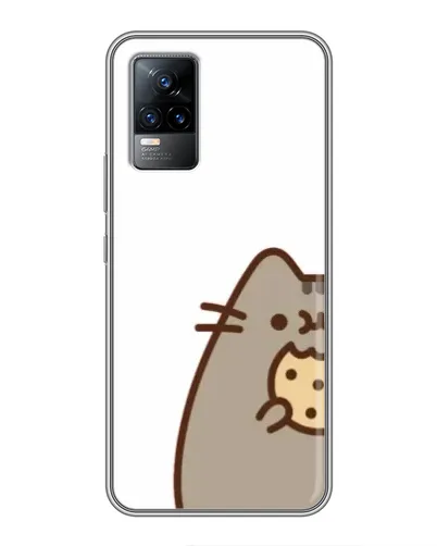 Чехол для Vivo V21 с картинкой «Пушин с печеньем» Чехол для Vivo V21 с картинкой «Пушин с печеньем»