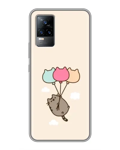 Чехол для Vivo V21 с картинкой «Пушин на шариках» Чехол для Vivo V21 с картинкой «Пушин на шариках»