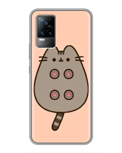 Чехол для Vivo V21 с картинкой «Пушин пузиком кверху» Чехол для Vivo V21 с картинкой «Пушин пузиком кверху»