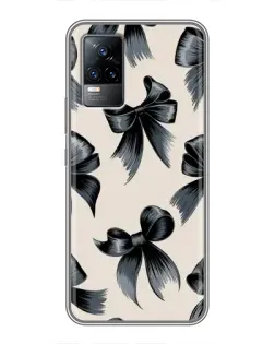 Чехол для Vivo V21 с картинкой «Банты Coquette»