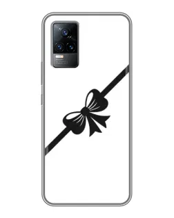 Чехол для Vivo V21 с картинкой «Диагональный бант»