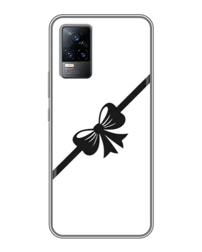 Чехол для Vivo V21 с картинкой «Диагональный бант» Чехол для Vivo V21 с картинкой «Диагональный бант»