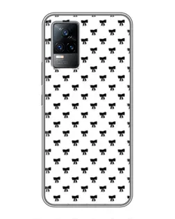Чехол для Vivo V21 с картинкой «Мини-бантики»
