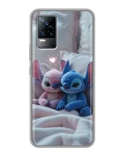 Чехол для Vivo V21 с картинкой «Плюшевые Стич Ангел» Чехол для Vivo V21 с картинкой «Плюшевые Стич Ангел»