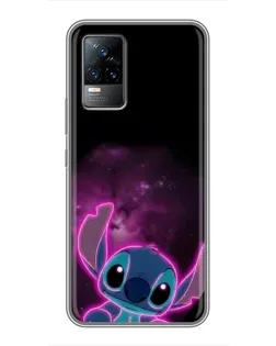 Чехол для Vivo V21 с картинкой «Неоновый Stitch» Чехол для Vivo V21 с картинкой «Неоновый Stitch»