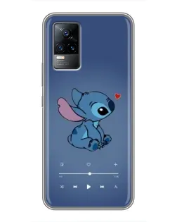 Чехол для Vivo V21 с картинкой «Музыкальный Stitch» Чехол для Vivo V21 с картинкой «Музыкальный Stitch»