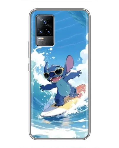 Чехол для Vivo V21 с картинкой «Стич на волне» Чехол для Vivo V21 с картинкой «Стич на волне»