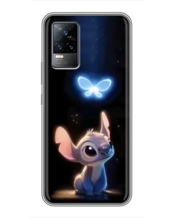 Чехол для Vivo V21 с картинкой «Сияющий Стич» Чехол для Vivo V21 с картинкой «Сияющий Стич»