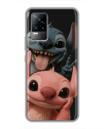 Чехол для Vivo V21 с картинкой «Стич и Ангел» Чехол для Vivo V21 с картинкой «Стич и Ангел»