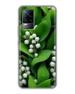 Чехол для Vivo V21 с картинкой «Ландыши в зелени» Чехол для Vivo V21 с картинкой «Ландыши в зелени»