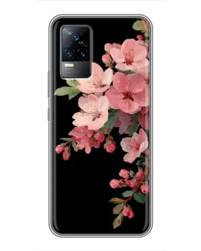 Чехол для Vivo V21 с картинкой «Розовая ветка сакуры»