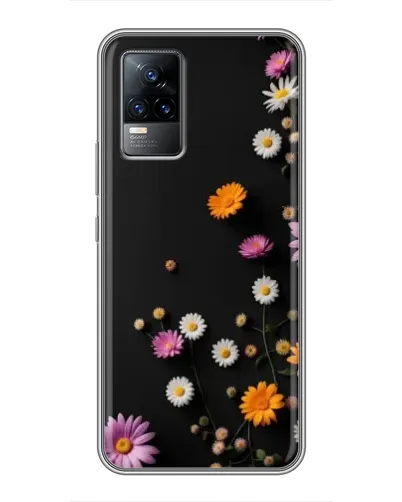 Чехол для Vivo V21 с картинкой «Цветочная композиция»