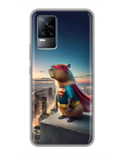Чохол для Vivo V21 з картинкою «Капі-мен супергерой»