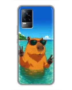 Чохол для Vivo V21 з картинкою «Морська капібара» Чохол для Vivo V21 з картинкою «Морська капібара»