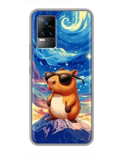 Чохол для Vivo V21 з картинкою «Капібара Ван Гога»