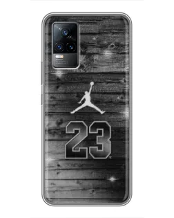 Чехол для Vivo V21E с картинкой «Jordan Carbon 23»