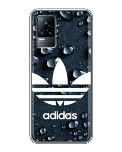 Чехол для Vivo V21E с картинкой «Adidas Trefoil Blue» Чехол для Vivo V21E с картинкой «Adidas Trefoil Blue»