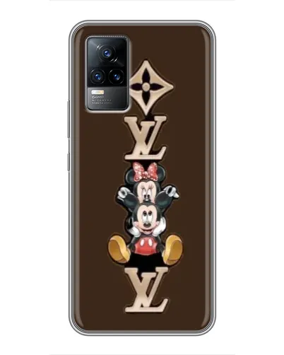 Чехол для Vivo V21E с картинкой «LV и Микки Маус»