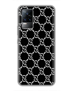 Чехол для Vivo V21E с картинкой «Gucci — сетчатый паттерн»