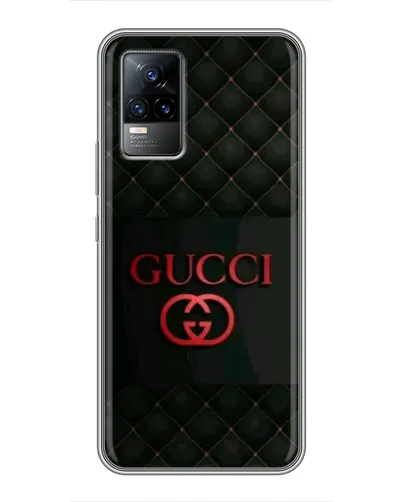 Чехол для Vivo V21E с картинкой «Gucci — стеганый черный»