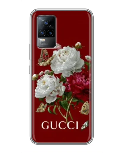 Чехол для Vivo V21E с картинкой «Gucci —  сад»