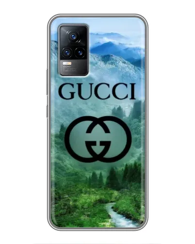 Чехол для Vivo V21E с картинкой «Gucci — горный пейзаж»