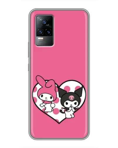 Чохол для Vivo V21E з картинкою «Kuromi та My Melody»