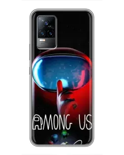 Чохол для Vivo V21E з картинкою «Червоний імпостер — макро» Чохол для Vivo V21E з картинкою «Червоний імпостер — макро»