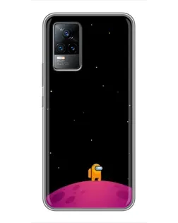 Чохол для Vivo V21E з картинкою «Самотній герой на планеті» Чохол для Vivo V21E з картинкою «Самотній герой на планеті»