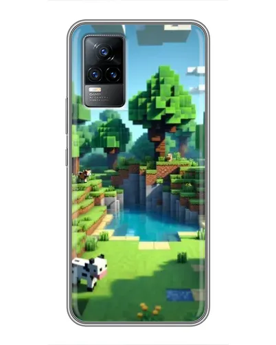 Чохол для Vivo V21E з картинкою «Minecraft літній день»