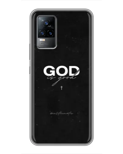 Чехол для Vivo V21E с картинкой «GOD — Бог над всем» Чехол для Vivo V21E с картинкой «GOD — Бог над всем»