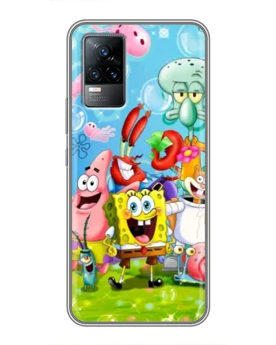 Чехол для Vivo V21E с картинкой «Губка Боб и друзья» Чехол для Vivo V21E с картинкой «Губка Боб и друзья»
