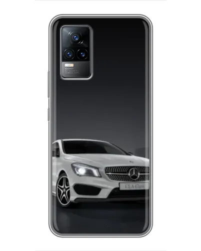 Чехол для Vivo V21E с картинкой «Mercedes AMG GT Silver»