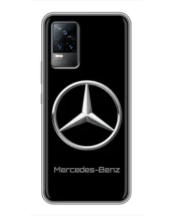 Чехол для Vivo V21E с картинкой «Mercedes Silver Logo»