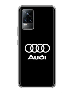 Чехол для Vivo V21E с картинкой «Классическое лого Audi»