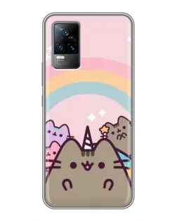 Чохол для Vivo V21E з картинкою «Єдиноріг Pusheen»