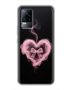 Чохол для Vivo V21E з картинкою «Димчасте серце»