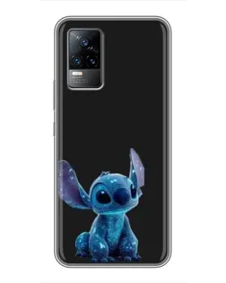 Чехол для Vivo V21E с картинкой «Стич на черном» Чехол для Vivo V21E с картинкой «Стич на черном»