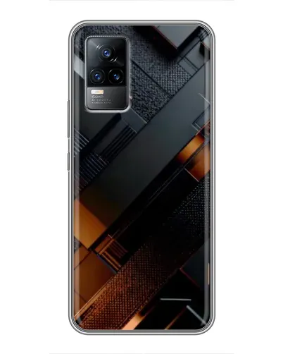 Чохол для Vivo V21E з картинкою «Чорні геометричні блоки» Чохол для Vivo V21E з картинкою «Чорні геометричні блоки»