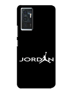 Чехол для Vivo V23e с картинкой «Jordan White Logo»