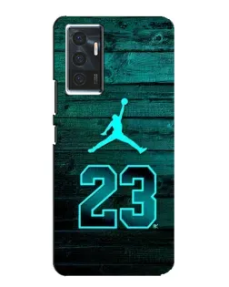 Чехол для Vivo V23e с картинкой «Jordan Cyan 23»