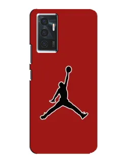 Чехол для Vivo V23e с картинкой «Jordan Red Back»