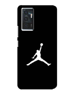 Чехол для Vivo V23e с картинкой «Jordan Silhouette»