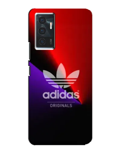 Чехол для Vivo V23e с картинкой «Adidas Red Neon»