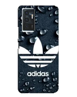Чехол для Vivo V23e с картинкой «Adidas Trefoil Blue»